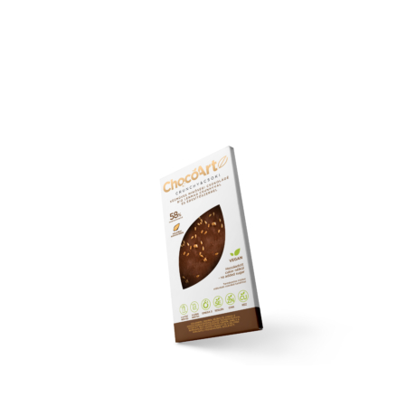 ChocoArtz Crunchy&Csoki csokoládé kókusszal és nyomelemekkel 70g