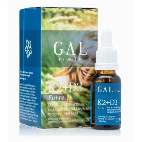 GAL K2+D3 VITAMIN FORTE 20ML