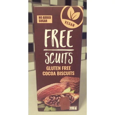 FreeScuits Kakaós keksz