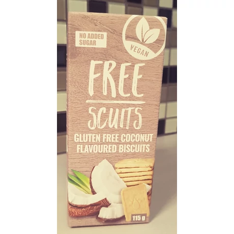 FreeScuits Kókuszos keksz
