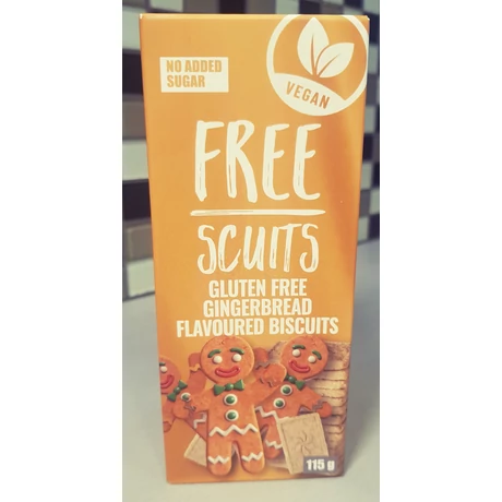 FreeScuits Mézeskalács ízű keksz