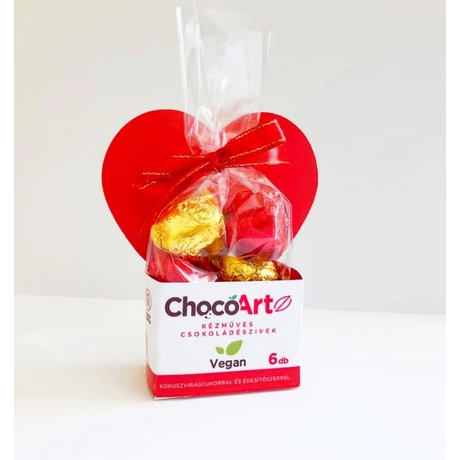 Chocoartz Love bonbon törökmogyoró krémmel 6db