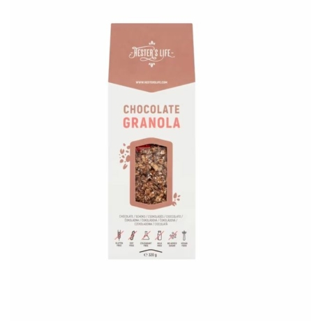 Hester’s Life Chocolate Granola-Csokoládés granola  320 g