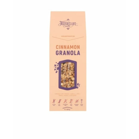 Hester’s Life Cinnamon Granola-Fahéjas granola  320 g