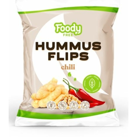 FOODY FREE Hummus Flips chilivel 50g/csomag