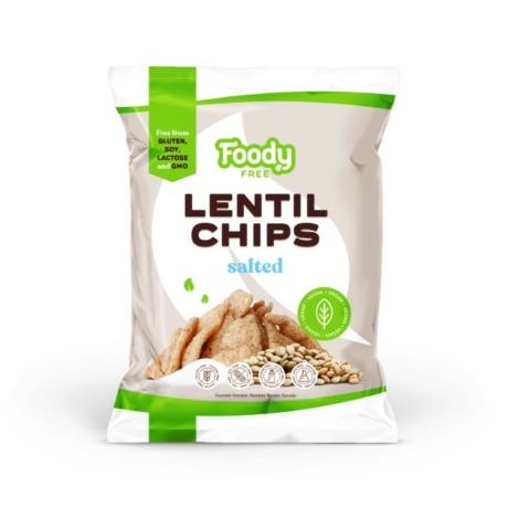 FOODY FREE Lencse chips sóval (50 g/csomag)