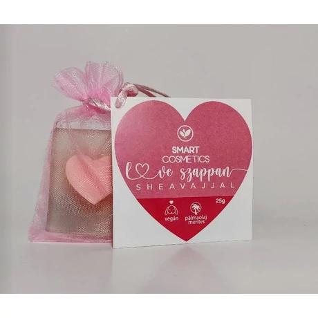 Smart Cosmetics Love szappan sheavajjal 25g