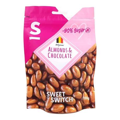 Sweet Switch tejcsokoládés mandula drazsé 100 g