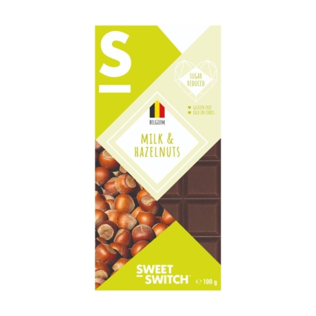 Sweet Switch tejcsokoládé mogyorós 100 g