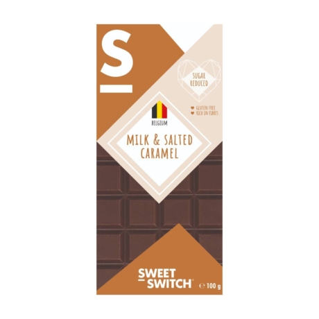 Sweet Switch tejcsokoládé sós karamellás 100 g